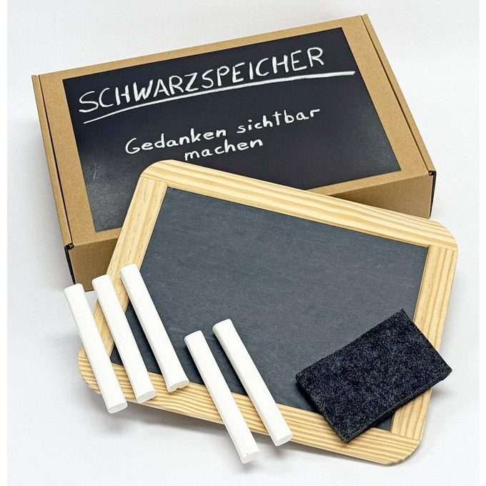 Schwarzspeicher, Schiefertafel-Set
