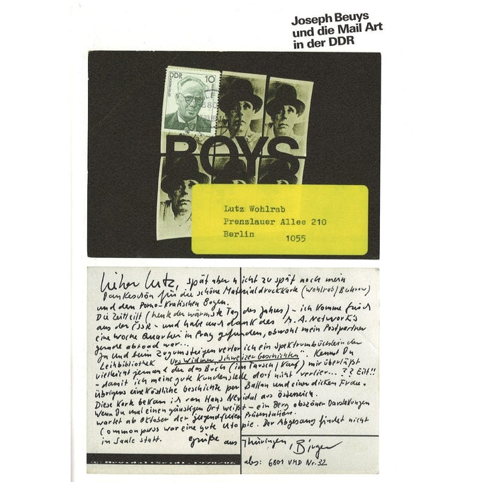 Katalog: Joseph Beuys und die Mail Art in der DDR (2020)